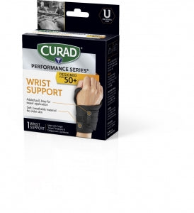 Medline CURAD Performance Wraparound Wrist Supports with Microban - CURAD Universal Wraparound Wrist Support with Microban - CURSR19810D