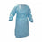 Cypress Medical Products Cover Gowns with Cuffs - Universal Gown with Cuffs, Knit, Blue - 31-100