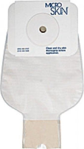 Cymed One-Piece Drainable Pouches - Drainable 1-Piece Colostomy Pouch with Plain Barrier, Cut to Fit up to 1.75", 9" - 41100