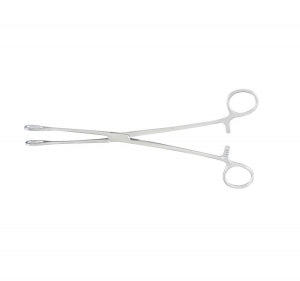 Custom Health System Sponge Forceps - Forester Sponge Forceps, Serrated, Sterile, 9-1/2" - D36-14623