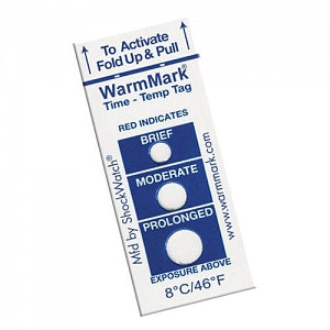 ShockWatch WarmMark Temperature Indicators - WarmMark Temp Indicator, Legacy, 20°C - WM 20C/68F