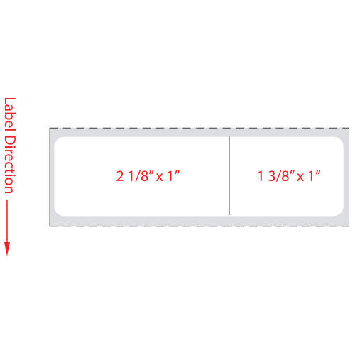 Brady Worldwide PDC Healthcare Thermal Labels - Thermal Label, Label, White, 3-1/2" x 1" - LDWHP161