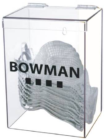 Bowman Manufacturing Eye Shield Bulk Dispensers - DISPENSER, MASK, FACE, BULK, PETG, CLEAR - FP-017