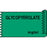 Brady Worldwide Removable Labetalol Anesthesia Tape - "Glycopyrrolate mg / mL" Tape, 1/2" x 500", Green - 59726113