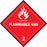 Brady Hazardous Material Shipping Labels - LABEL, B7569 4X4 WHT / RED, FLAMMABLE GAS - 121066