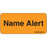 Brady Worldwide Removable Paper Labels - LABEL, NAME, ORANGE, 2-1/4 X 1, 420/RL - MV04FO0047