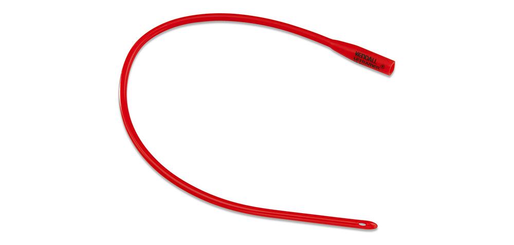 Cardinal Health Dover Rubber Urethral Catheters - Covidien Dover 24Fr Red Rubber Sterile 16" Radiopaque Robinson Urethral Catheter - 8887660242