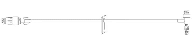 BD Specialty Extension Sets (T-Connector) - Mini Bore Pressure-Rated IV Extension Set with 1 Removable MaxPlus Clear Needle-Free Connector, Slide Clamp, Needle-Free Access T-Connector, Spin Male Luer Lock, 6", 1.1 mL Priming Volume, Non-DEHP - MPXT1003-C