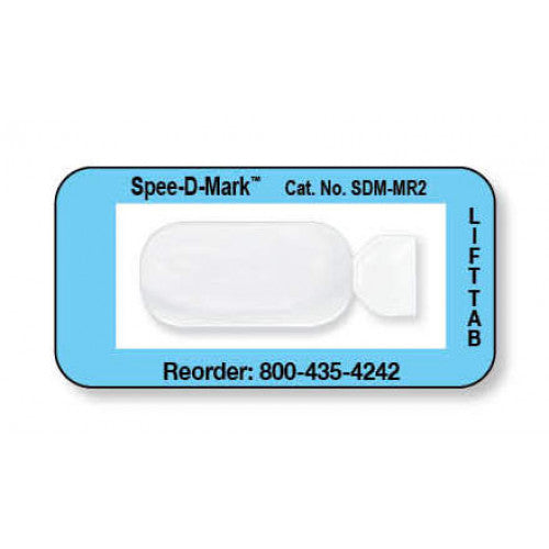 Brady Worldwide Spee-D-Mark MRI Skin Markers - MRI Skin Marker, Semi-Opaque, 3/4" Point - SDM-MR2