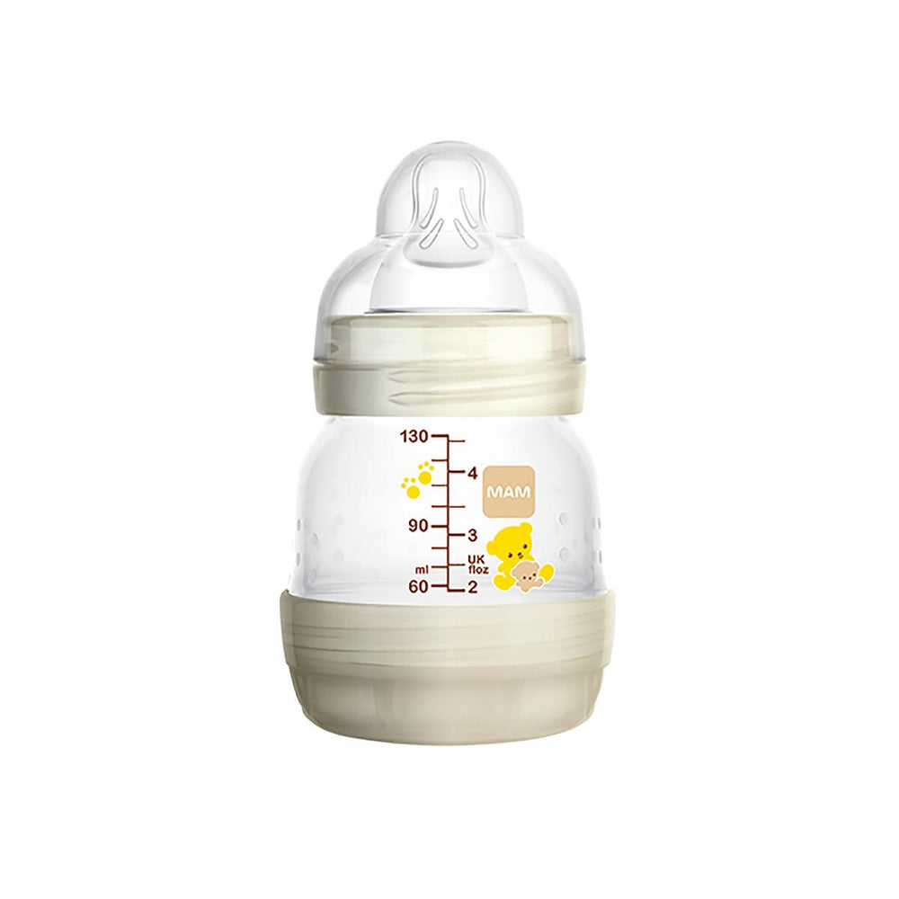 Bottles by MAM USA MAM Anticolic Sampling Ba - MAM Anticolic Sampling Baby Bottle, 4.5 oz., with 0+ Months Pacifier (Newborn) - 9481-70-0-1