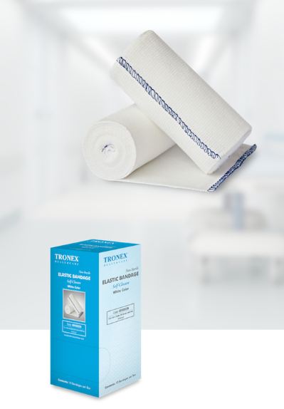 Tronex Nonsterile Elastic Bandages - BANDAGE, ELASTIC, NS, LF, WHITE, 2"X5YD - EBV2020N