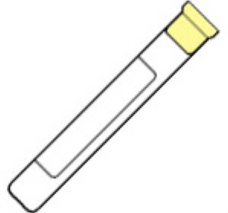 BD Whole Blood Tube with Anticoagulant - Vacutainer Yellow-Top Blood-Collection Specialty Tubes, 6 mL - 364816