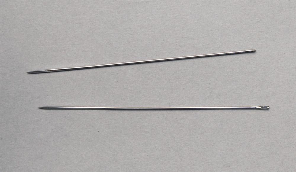 Aspen Surgical Richard-Allen Straight Bunnel Needles - Straight Bunnel Needle, 0.021" x 1.969", 2 Pack - 220004