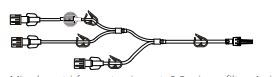 BD Specialty Extension Sets with Filter - Trifuse 10" Microbore IV Extension Set with 0.6 mL Priming Volume, 0.2-micron Filter, 4 Pinch Clamps, 3 Female Luers and Spin Male Luer Lock - ME1254