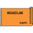 Brady Worldwide Removable Labetalol Anesthesia Tape - "Midazolam mg / mL" Tape, 1/2" x 500", Orange - 59726126