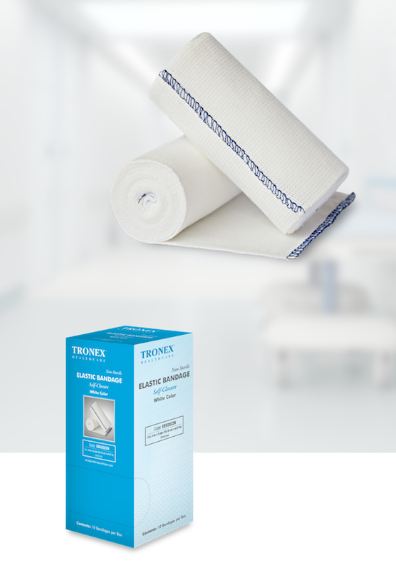 Elastic Bandage, White, 3" x 5 yd.