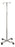 Graham-Field Select Care 2-Hook I. V. Stand - IV Pole with 4 Legs and 2 Hooks - GF7012-1