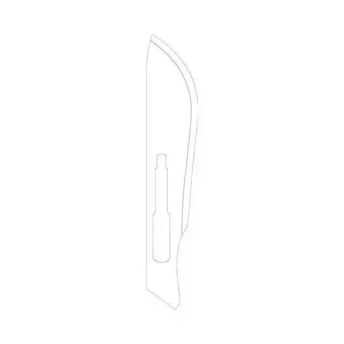 Aspen Surgical Products Carbon Steel Blades with Rib-Back Design - BLADE, BARD-PARKER CARBON RIB-BACK - 371122