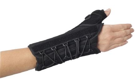 DJO Global Quick-Fit W. T.O. Wrist and Thumb Supports - Quick-Fit WTO Wrist Brace with Thumb Spica, Left, Size XL - 79-87591