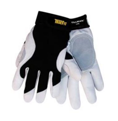 TrueFit Goatskin & Spandex Mechanics Gloves by John Tillman