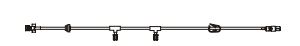 BD Specialty Extension Sets (Stopcock-Manifold) - 39" IV Extension Set with 6 mL Priming Volume, Check Valve, Two 1-Way Valves and 2-Piece Male Luer Lock - 10013203