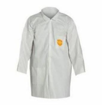 DuPont ProShield 10 Lab Coats - ProShield 10 Lab Coat, White, Size L, Bulk Packed - PB219SWHLG003000