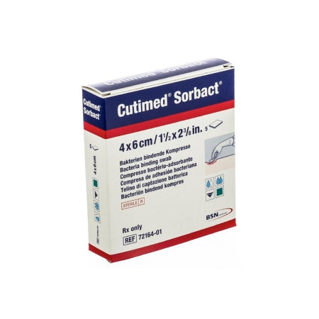 BSN Medical Cutimed Sorbact Swabs - SWAB, CUTIMED, SORBACT, 1.6"X2.4" - 7216413