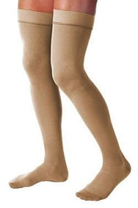 Bsn Medical Inc JOBST Relief Thigh-High Compression Stockings - JOBST Beige Thigh-High Compression Stocking wih Closed Toe, 15-20 mmHg, Size L - 114824