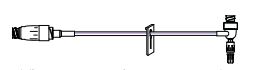 BD Miniboard Pressure Rated Sets - MaxPlus Pressure Rated IV Extension Set with Needle-Free Valve and 7.5" T Connector - MPXT5302-C