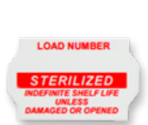 Label Gun Sterile Unless 1X5/8 Wht/Red 1125/Rl 12Rl/Bx Nptster2