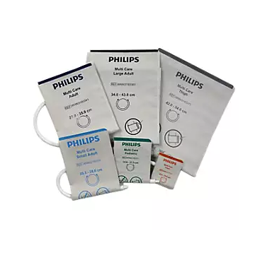 Royal Philips Multi-Patient Cuff - Multi Care Noninvasive Blood Pressure Cuff, Large Adult - 989803183361