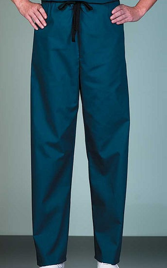 Unisex Fashion Poplin Fashion Scrub Pants Carib Blue