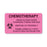 Chemotherapy Labels Caution Chemotherapeutic Agent" - FL Orange - 1.25"W x 0.31"H