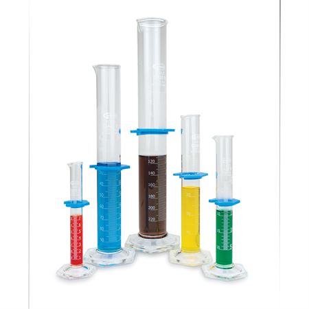 Class B Double Scale Glass Graduated Cylinders 10mL — Grayline Medical