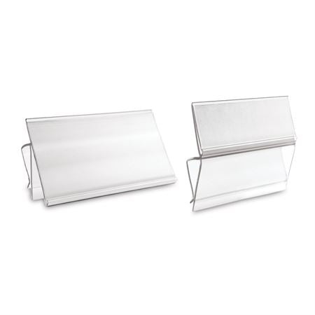 Clear Clip On Bin Label Holder For Label Size 4"W x 2"H