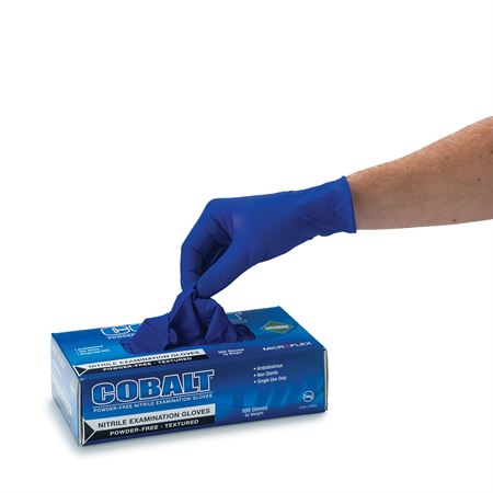 Cobalt Nitrile Gloves Large