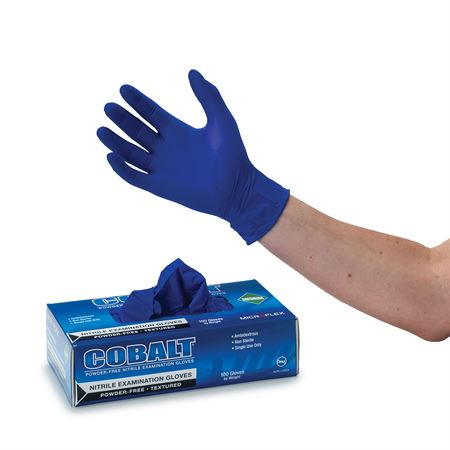 Cobalt Nitrile Gloves Medium