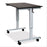 Crank Adjustable Stand Up Desk 48"W Black Frame