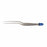 Symmetry Surgical Olsen Bayonet Bipolar Forceps Kit - Olsen Bipolar Forceps Kit, Standard Twin Pin Cord and Surgiwipe, Bayonet Handle, Smooth Straight Jaws, 7-1/8" - 20-1370K