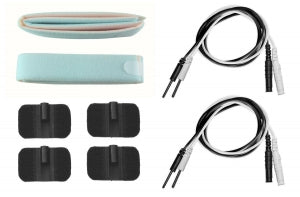 Med-Dyne Pediatric Apnea Monitor Kits - Pediatric Apnea Monitor Kit with 2 Pair of SLW4024 Safety Leadwires, 2 Pair of REL2000 Monitoring Electrodes, and 2 Each of EB3000 Electrode Belts - SRK2024P-20