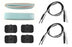 Med-Dyne Pediatric Apnea Monitor Kits - Pediatric Apnea Monitor Kit with 2 Pair of SLW4024 Safety Leadwires, 2 Pair of REL2000 Monitoring Electrodes, and 2 Each of EB3000 Electrode Belts - SRK2024P-20