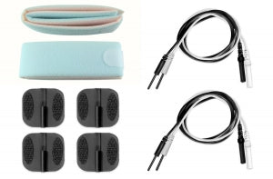 Med-Dyne Pediatric Apnea Monitor Kits - Pediatric Apnea Monitor Kit with 2 Pair of SLW1024 Safety Leadwires, 2 Pair Of REL1000 Monitoring Electrodes, and 2 Each of EB1000 Electrode Belts - SRK1024-20