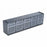 Deflecto Tilt Bin Plastic Storage Systems - Tilt Bin Interlocking 5-Bin Organizer, Black / Clear, 23-5/8" x 5-1/4" x 6-1/2" - 20504OP