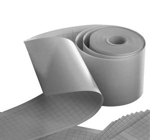 Philips Single-Channel Chemical / Thermal Printer Grid Paper - Thermal Medical Recording Paper, 50 mm - 40457C