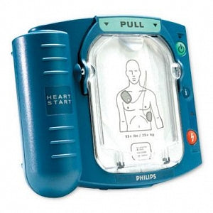 Royal Philips HeartStart OnSite Defibrillators - Philips HeartStart Onsite Semi-Automatic AED Unit with 1 Set of Adult Pads, Battery and Slim Carrying Case - M5066A, OPT C02