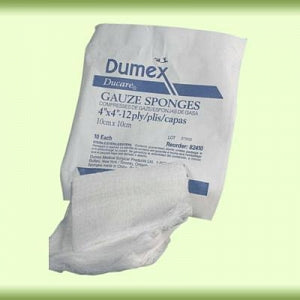 Derma Sciences Ducare Woven Gauze Sponges - Ducare Woven Gauze Sponge, Sterile, 12-Ply, 4" x 4" - 82410