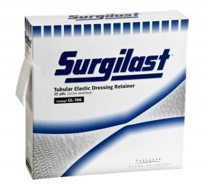 Derma Sciences Surgilast Tubular Elastic Dressing Retainers - Surgilast Tubular Elastic Dressing Retainer, 25 yd., Size 5.5, Medium Head / Shoulder / Thigh - GL706