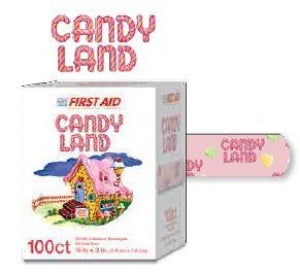 Derma Sciences Hasbro Bandages - Hasbro Bandage, Candy Land, 3/4" x 3" - HSBF10850