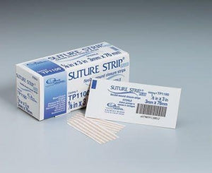 Derma Sciences Suture Strip Plus Flexible Wound Closure Strips - Suture Plus Strip, 1/2" x 4" - TP1103