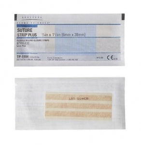 Derma Sciences Suture Strip Flexible Wound Closure Strips - STRIP, CLOSURE, FLEX, .25"X 1.50", 6PK - TP1104